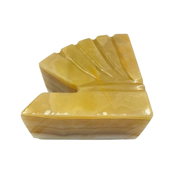 Vintage Onyx Shell Bookends - Picture 9 of 13